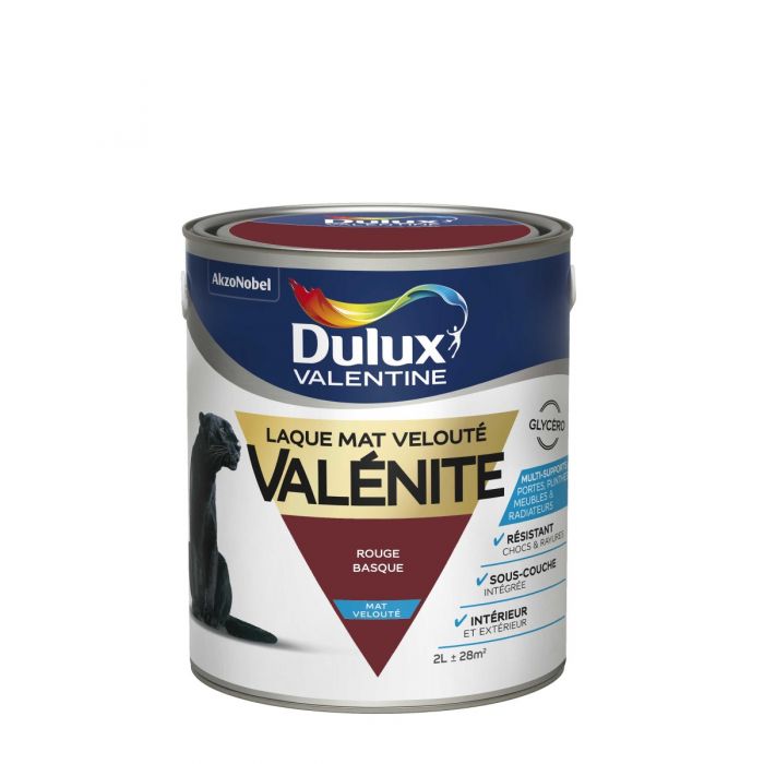 Dulux Valentine Laque Val Nite Baskenrot Matt L Puag