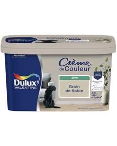 Dulux-Valentine Crème de Couleur satin Grain de Sable Grain de Sable 2.5 l