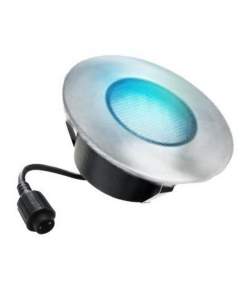  Einbauspot Holz, Ø 96 mm, blau LED fest Easy-Connect Ø 96 mm, blau