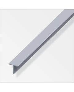 Alfer Quadrat T-Profil Aluminium roh 1000 mm