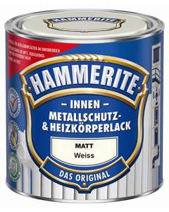 Hammerite Metallschutz- & Heizkörperlack Seidenmatt Weiss Weiss 500 ml