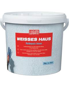 Lugato Weisses Haus Reibeputz Innen 2 kg 14 cm Durchmesser 14 cm Weiss