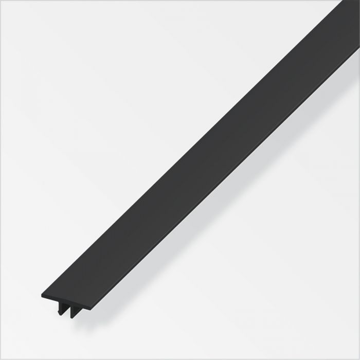 Alfer Abdeckleiste Kunststoff (Hart-PVC) Schwarz 1000 mm 16 mm